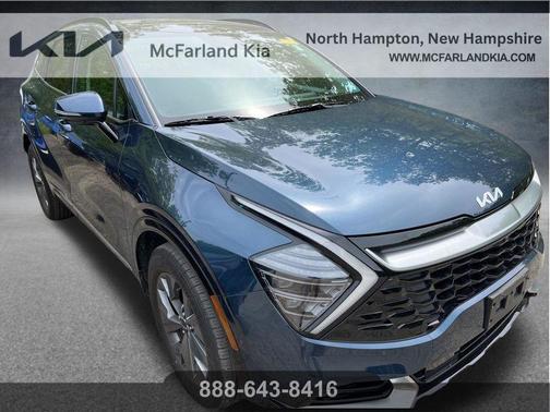 Blue 2024 Kia Sportage Hybrid SX-Prestige