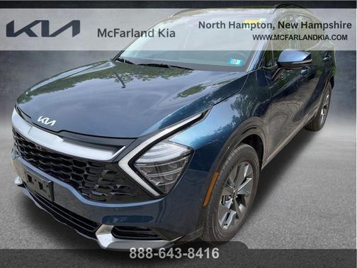 Blue 2024 Kia Sportage Hybrid SX-Prestige