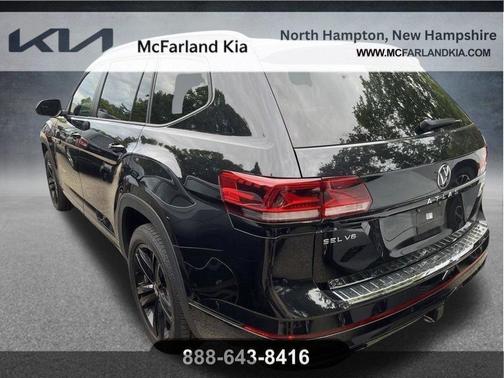 Deep Black Pearl Effect 2022 Volkswagen Atlas 3.6 V6 SEL R-Line Black
