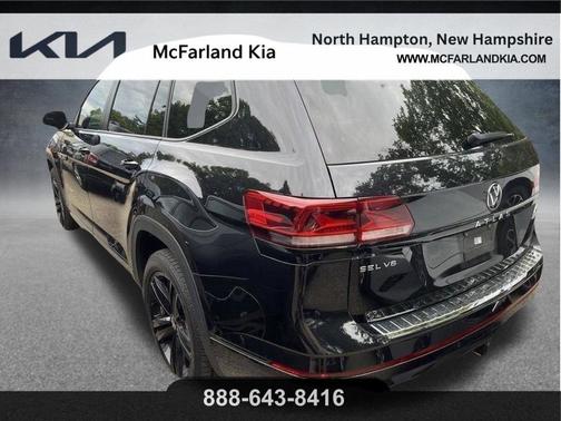 Deep Black Pearl Effect 2022 Volkswagen Atlas 3.6 V6 SEL R-Line Black
