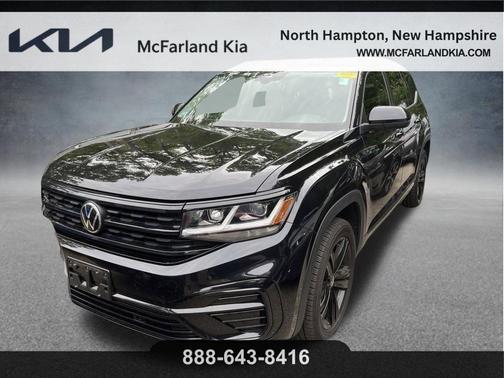 Deep Black Pearl Effect 2022 Volkswagen Atlas 3.6 V6 SEL R-Line Black