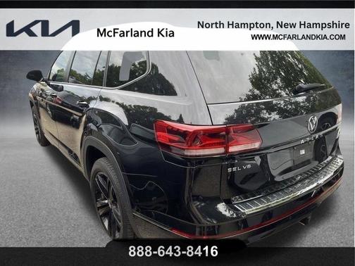 Deep Black Pearl Effect 2022 Volkswagen Atlas 3.6 V6 SEL R-Line Black