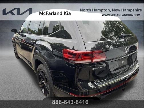 Deep Black Pearl Effect 2022 Volkswagen Atlas 3.6 V6 SEL R-Line Black