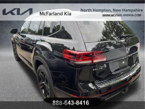 Deep Black Pearl Effect 2022 Volkswagen Atlas 3.6 V6 SEL R-Line Black