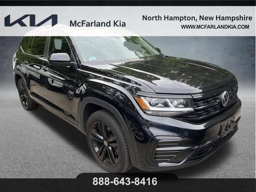 Deep Black Pearl Effect 2022 Volkswagen Atlas 3.6 V6 SEL R-Line Black