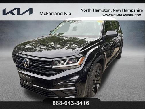 Deep Black Pearl Effect 2022 Volkswagen Atlas 3.6 V6 SEL R-Line Black