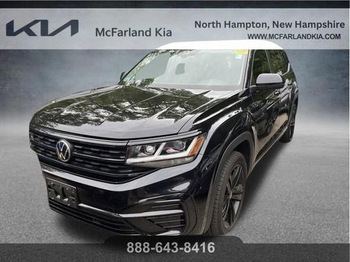 Deep Black Pearl Effect 2022 Volkswagen Atlas 3.6 V6 SEL R-Line Black