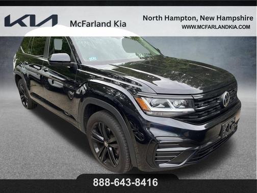 Deep Black Pearl Effect 2022 Volkswagen Atlas 3.6 V6 SEL R-Line Black