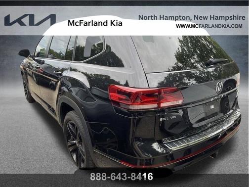 Deep Black Pearl Effect 2022 Volkswagen Atlas 3.6 V6 SEL R-Line Black