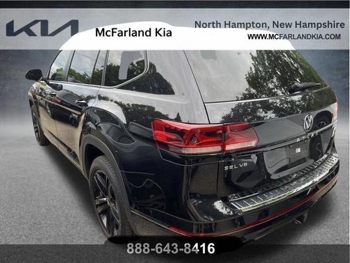 Deep Black Pearl Effect 2022 Volkswagen Atlas 3.6 V6 SEL R-Line Black