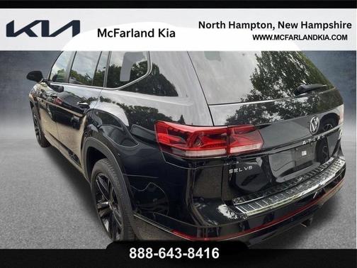 Deep Black Pearl Effect 2022 Volkswagen Atlas 3.6 V6 SEL R-Line Black