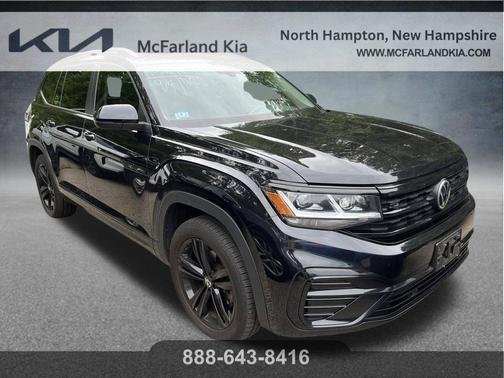 Deep Black Pearl Effect 2022 Volkswagen Atlas 3.6 V6 SEL R-Line Black