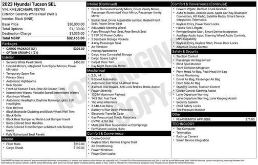 2023 Hyundai TUCSON SEL