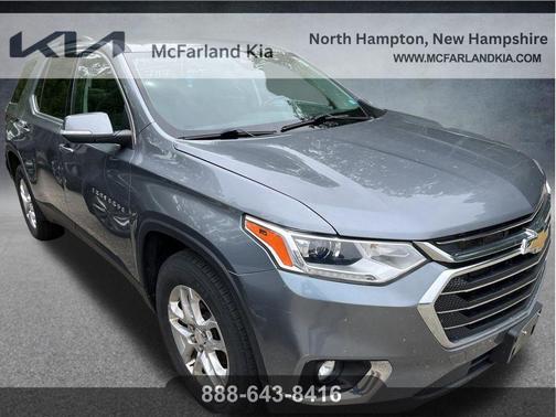 Satin Steel Metallic 2021 Chevrolet Traverse LT Cloth