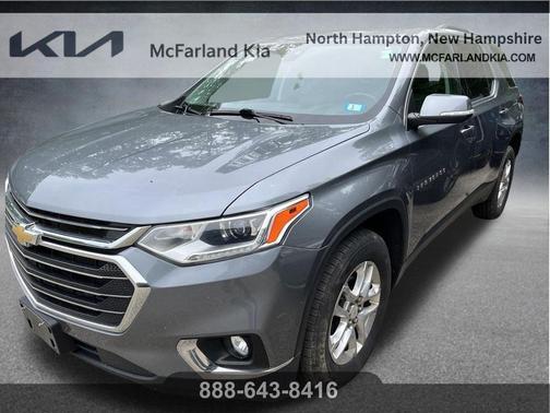Satin Steel Metallic 2021 Chevrolet Traverse LT Cloth