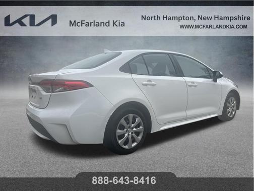 White 2022 Toyota Corolla LE