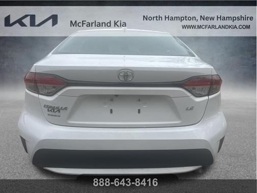 White 2022 Toyota Corolla LE