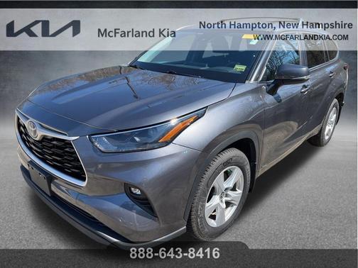 Magnetic Gray Metallic 2023 Toyota Highlander Hybrid LE