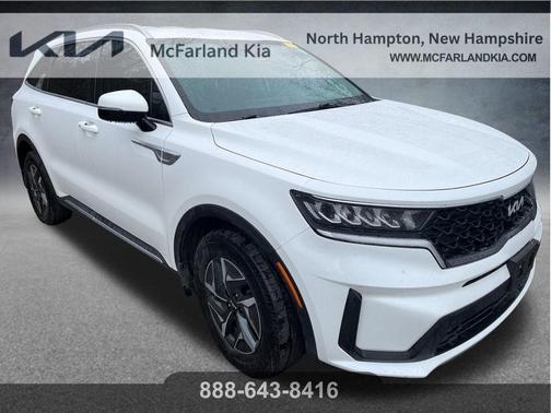 Snow White Pearl 2022 Kia Sorento Hybrid S