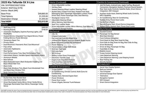 2025 Kia Telluride SX X-Line