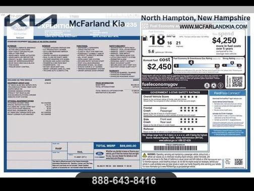 Oxford White 2023 Ford Expedition XLT