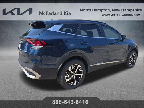 Blue 2024 Kia Sportage Hybrid EX