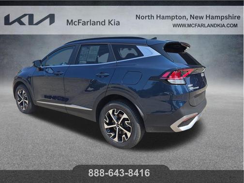 Blue 2024 Kia Sportage Hybrid EX