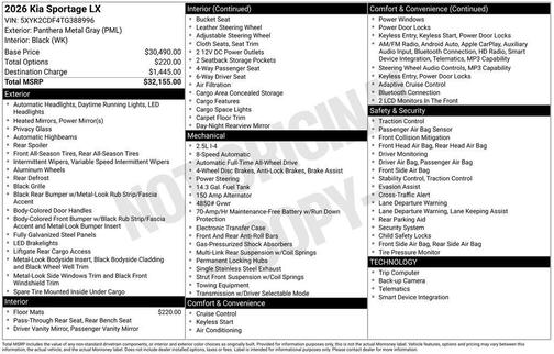 2026 Kia Sportage LX