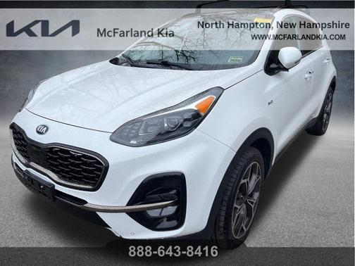 Snow White Pearl 2020 Kia Sportage SX Turbo