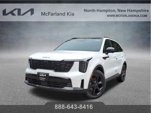 Snow White Pearl 2026 Kia Sorento Hybrid X-LINE SX PRESTIGE