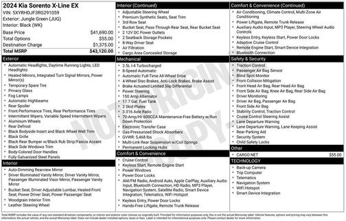 2024 Kia Sorento X-Line EX