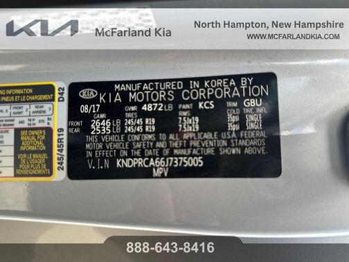 Sparkling Silver 2018 Kia Sportage SX Turbo