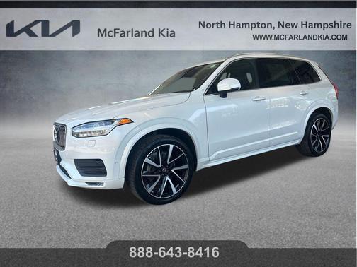 Crystal White Metallic 2021 Volvo XC90 T6 Momentum 7 Passenger