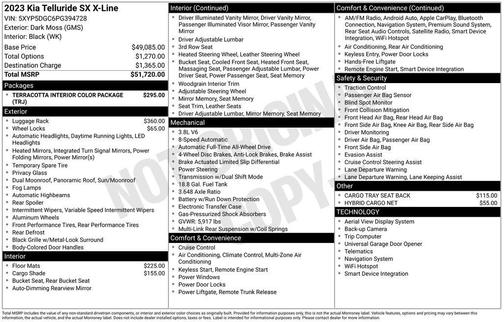 2023 Kia Telluride SX X-Line