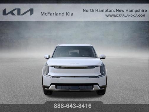 Glacial White Pearl 2026 Kia EV9 Land