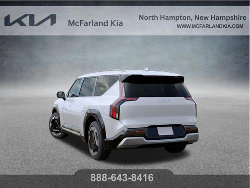 Glacial White Pearl 2026 Kia EV9 Land