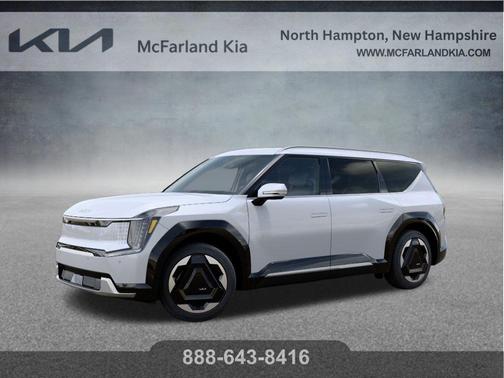 Glacial White Pearl 2026 Kia EV9 Land