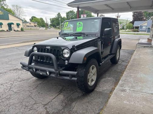 Black 2017 Jeep Wrangler Sport