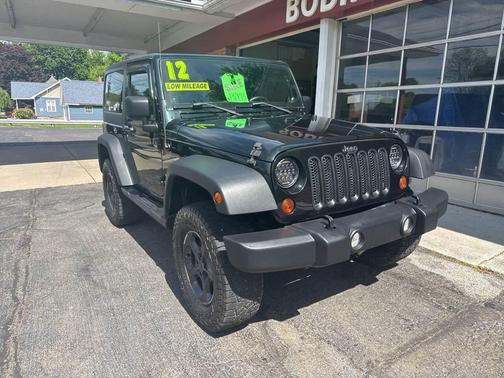 Green 2012 Jeep Wrangler Sport