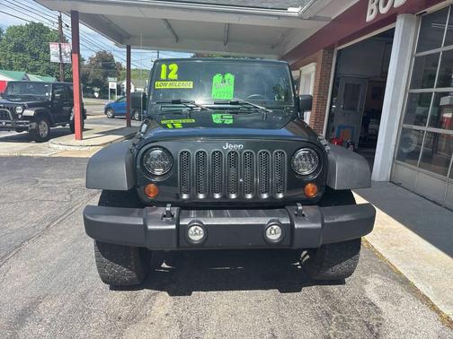 Green 2012 Jeep Wrangler Sport