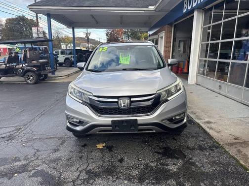 Alabaster Silver Metallic 2015 Honda CR-V Touring