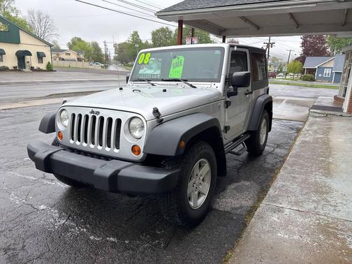 Silver 2008 Jeep Wrangler X