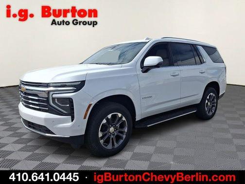 Summit White 2026 Chevrolet Tahoe LT