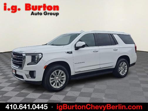 Summit White 2024 GMC Yukon SLT