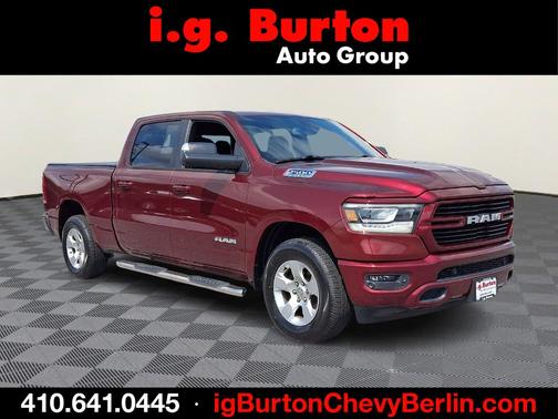 Red 2019 RAM 1500 Big Horn