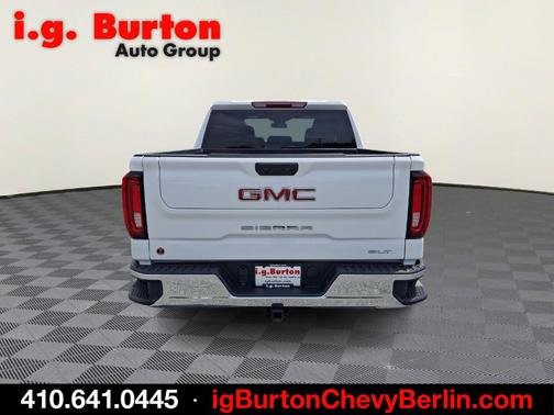 Summit White 2025 GMC Sierra 1500 SLT