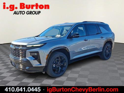 Sterling Gray Metallic 2026 Chevrolet Traverse RS