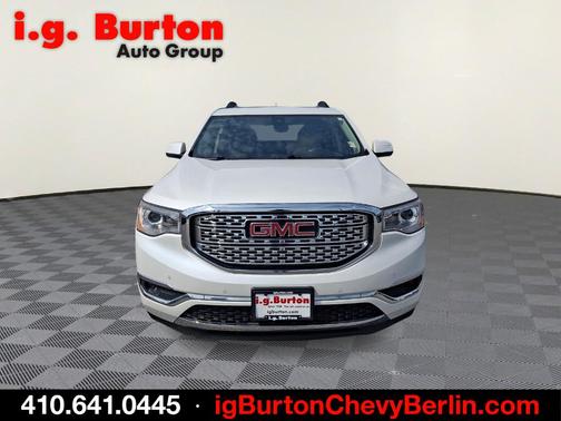 White Frost 2017 GMC Acadia Denali