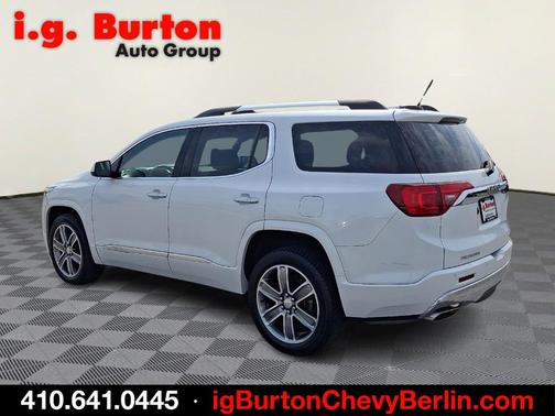 White Frost 2017 GMC Acadia Denali