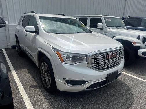White Frost 2017 GMC Acadia Denali